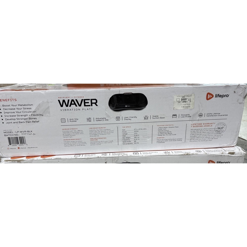 LifePro Waver Vibration Plate Exercise Machine w Remote - Picture 2 of 3